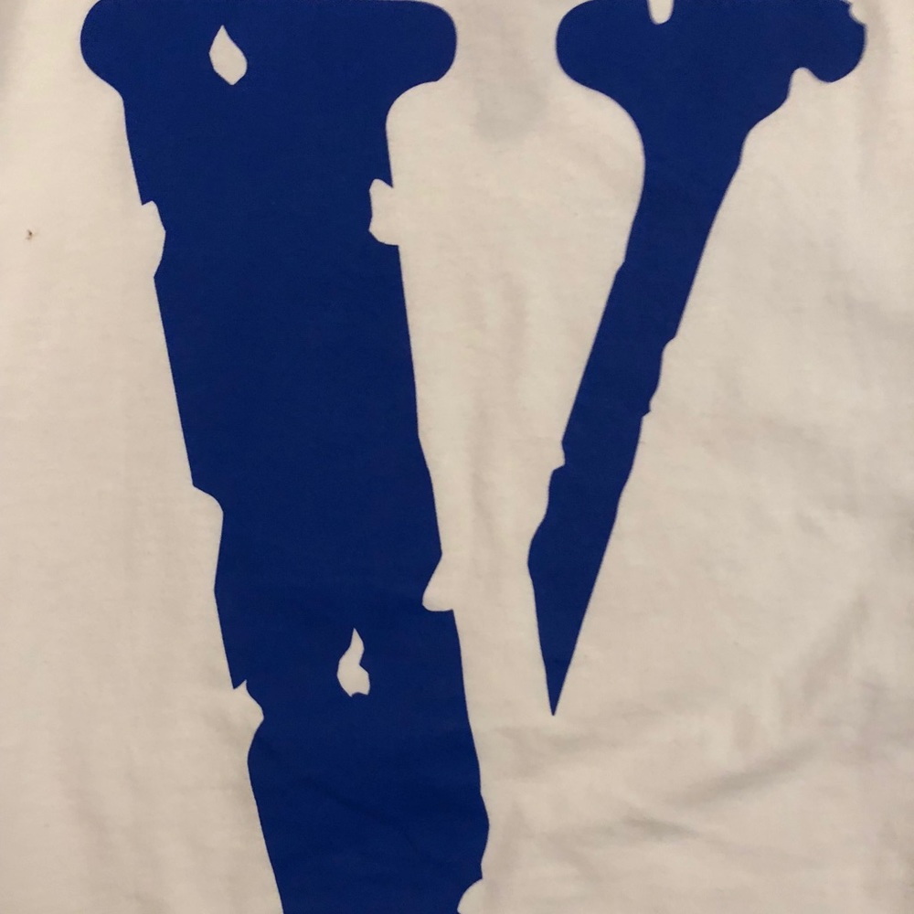 Vlone royal blue “friends” tee
